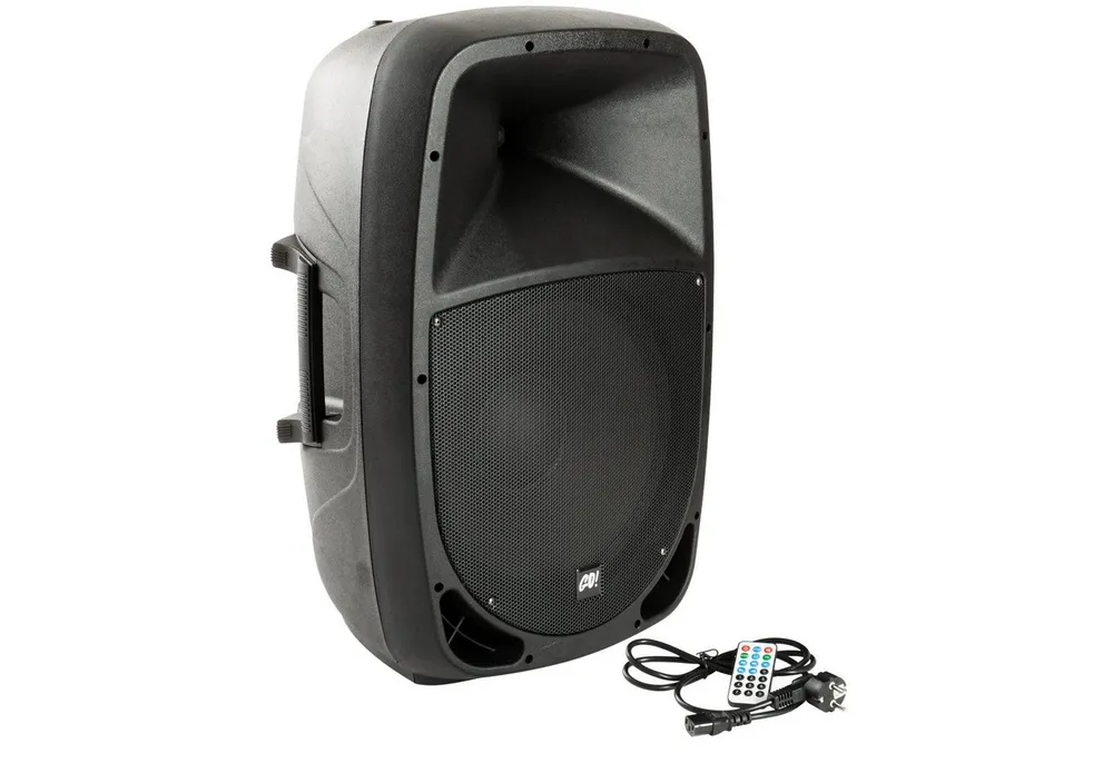 MUSIC STORE Lautsprecher (Aktiver 15 Zoll Lautsprecher, Bluetooth, USB/SD-Karten-Slots, 700W)