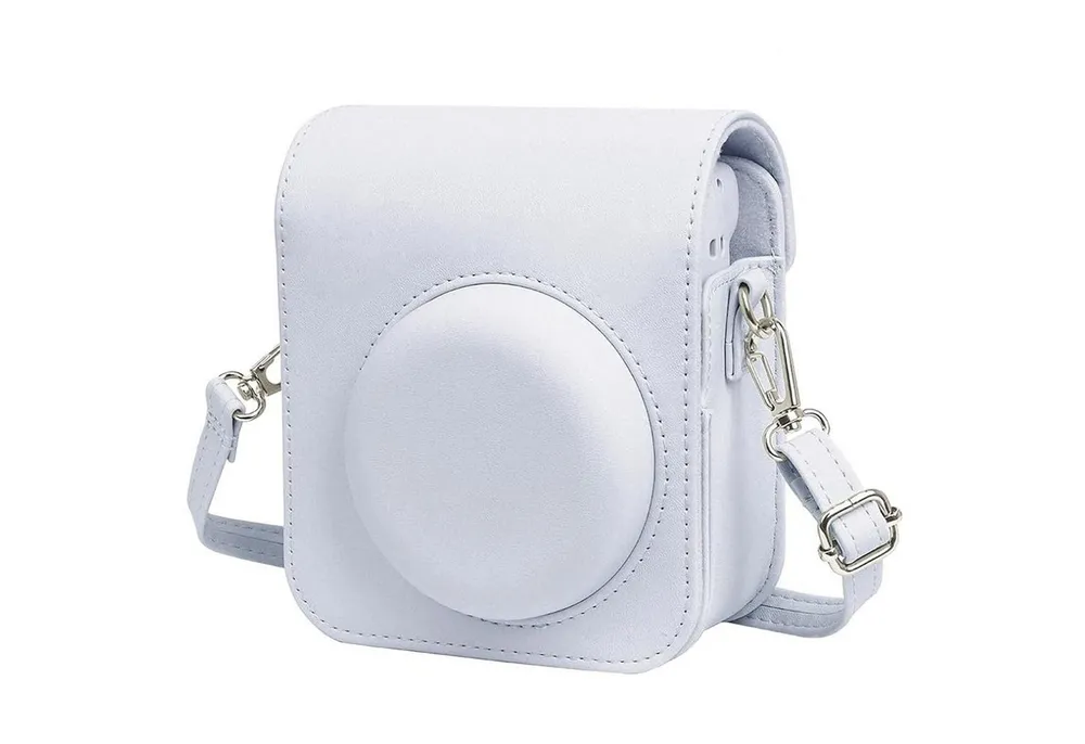 Mutig Kameratasche mini Camera Tasche,Kompatibel mit Fujifilm Instax Mini 12 Kameratasche (Kamera Tasche Ästhetisch Kunstleder Hülle, für Sofortbildkamera Tasche)