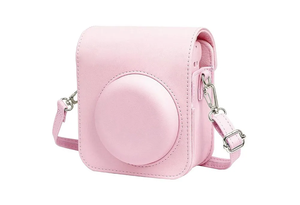 Mutig Kameratasche Tasche Kompatibel Sofortbildkamerasmit Instax Mini 12 (Sofortbildkamera aus Weichem Kunstleder mit Schulterriemen)
