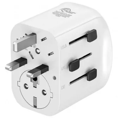 Universeller Reiseadapter Muvit MCADP0006 2 USB-A + USB-C 15W Universeller Reiseadapter Muvit MCADP0006 2 USB-A + USB-C 15W