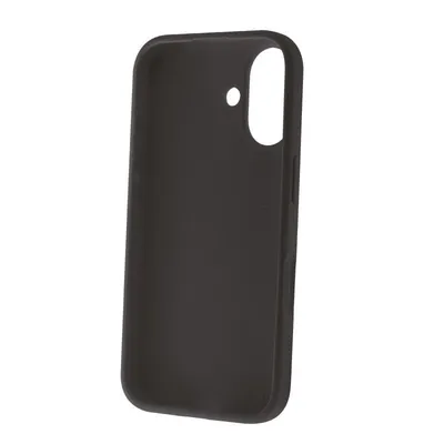 Muvit For Change Recycletek Flüssigsilikonhülle Kompatibel Mit Apple iPhone 16 Schwarz