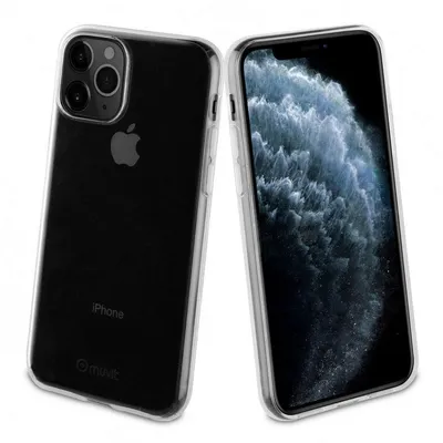 Muvit for Change Recycletek Antibakterielles Clear Case für iPhone 11