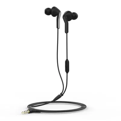 Kopfhörer Muvit E57 Kabelgebunden 3.5 mm In-Ear mit Mikrofon Schwarz Recycling