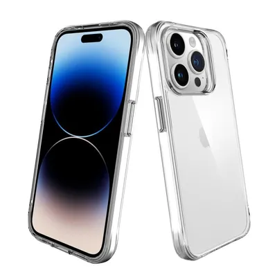 Muvit stoßfeste 2 m transparente Hülle für iPhone 15 Pro