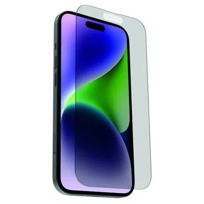 Muvit Recycletek Privacy Flat Tempered Glass Displayschutzfolie für iPhone 15