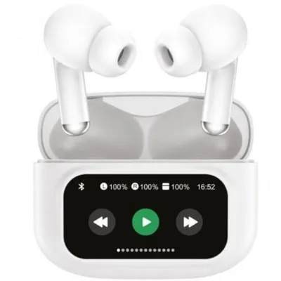 Auriculares Muvit M2404 True Wireless Bluetooth mit ANC und ENC, Display, Weiß
