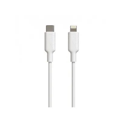 Muvit Typ C auf Lightning Kabel MFI 3A 1,2m Weiß