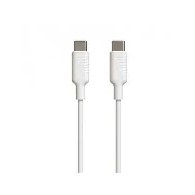 Muvit-Kabel Typ C auf Typ C 3A, 1,2 m, weiß