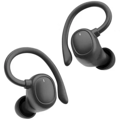 Auriculares Muvit iO Sport inalámbricos con Cancelación de Ruido y Estuche Negro