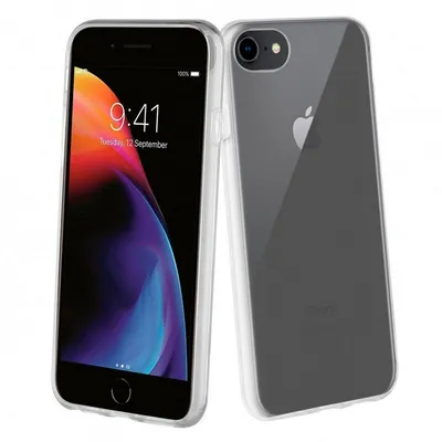 Muvit for Change Recycletek Antibakterielles Clear Case für iPhone 7/8/SE 2020