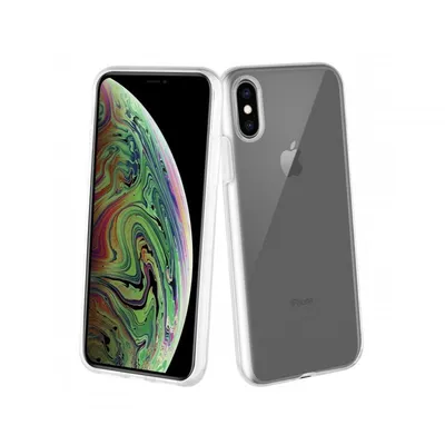Muvit Recycletek Clear Antibakterielle Hülle für iPhone X/XS