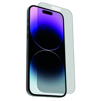 Muvit Recycletek Privacy Flacher Displayschutz aus gehärtetem Glas für iPhone 15 Pro Max
