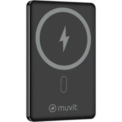 Powerbank Muvit For Change 5000mAh 20W Wireless Schwarz