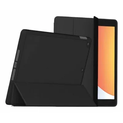 Futteral Folio MW für iPad 10.2 Zoll, Kompatibel Apple iPad 10.2 (2019/20/21 - 7/8/9. Gen), Schwarz