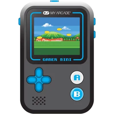 My Arcade Gamer Mini 160 Spiele Retro-Konsole schwarz/blau