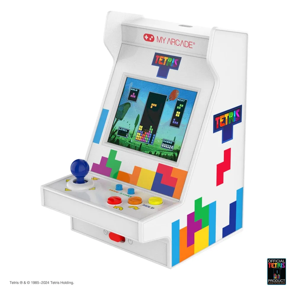 My Arcade Nano Player TETRIS Retro Tragbar 2.4 Zoll Multicolor Weiß