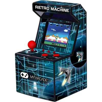 My Arcade Retro Machine 200 Spiele 8 Bit Schwarz Retro Konsole