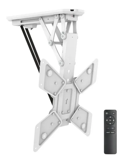 my wall TV-Wandhalterung Deckenhalterung TV elektrisch, klappbar, (bis 55 Zoll, 58 - 140 cm bis 30 kg, bis VESA 400, motorisiert mit Fernbedienung)