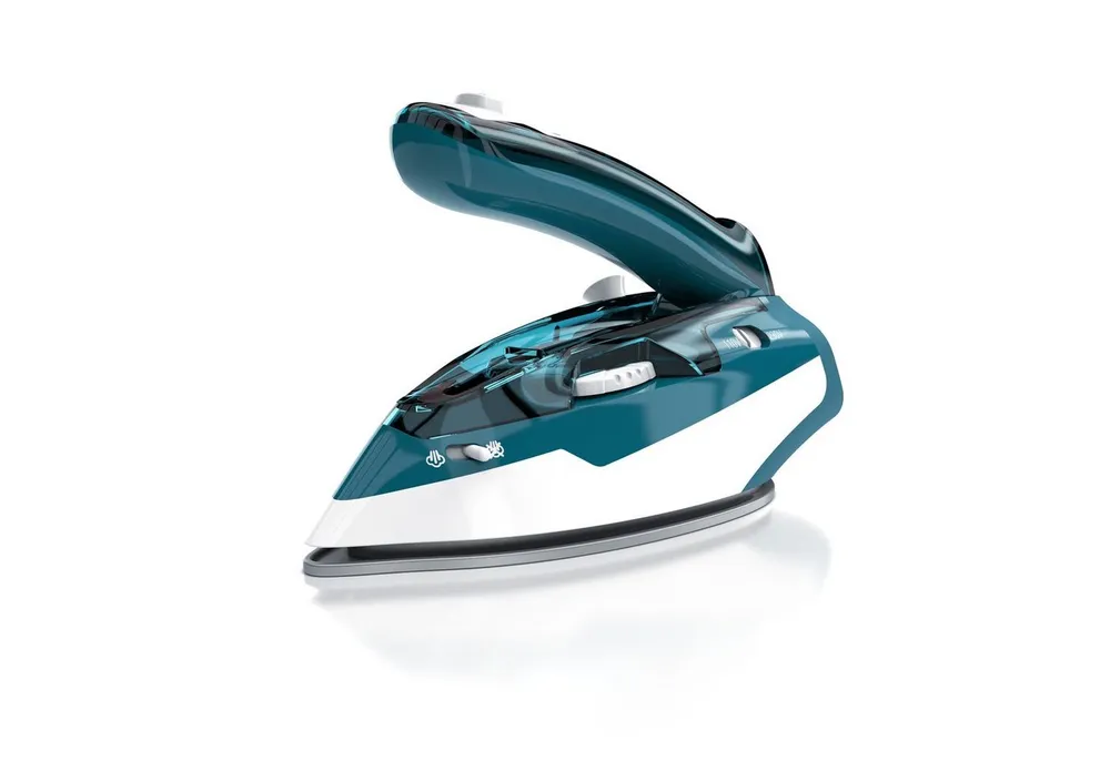 MyBeo Reise-Dampfbügeleisen faltbares Dampf Bügeleisen, Antihaft Edelstahl Bügelsohle & Dampfstoß, klein und leicht, 1100 W, Dual-Voltage 110/230V