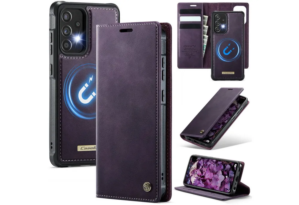 Mycotech Handyhülle Handyhülle für Samsung C49 2in1 Samsung Galaxy A52/A52 5G/A52s 5G Lila
