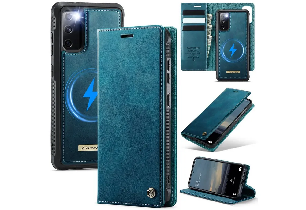 Mycotech Handyhülle Handyhülle für Samsung C49 2in1 Samsung Galaxy S20 FE Türkis