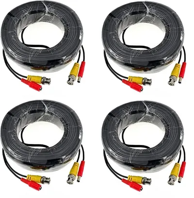 Mycotech Überwachungskamera Zubehör CCTV Kabel Kombikabel Video Strom Kabel BNC Koax 5m