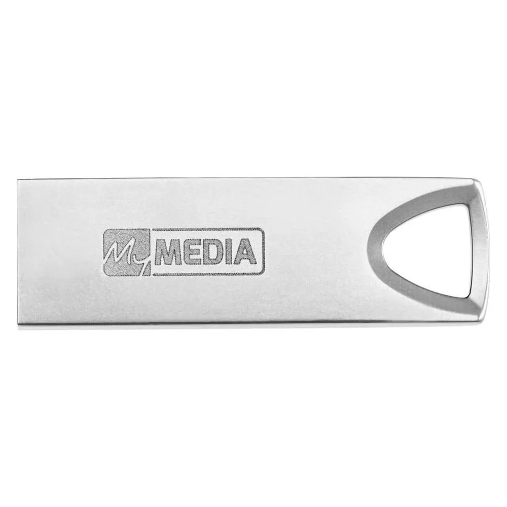MyMedia USB 2.0 Stick 16GB, My Alu, silber