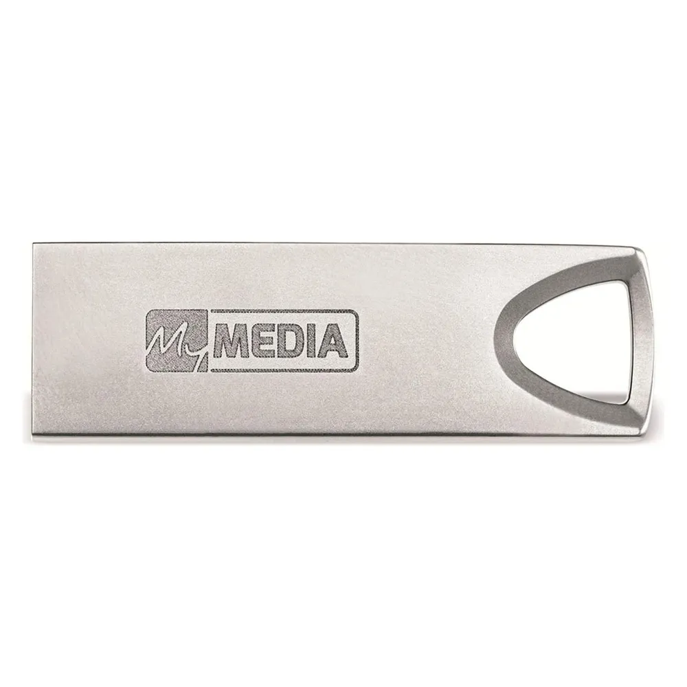 MyMedia USB 2.0 Stick 32GB, My Alu, silber (64 GB, USB-A)