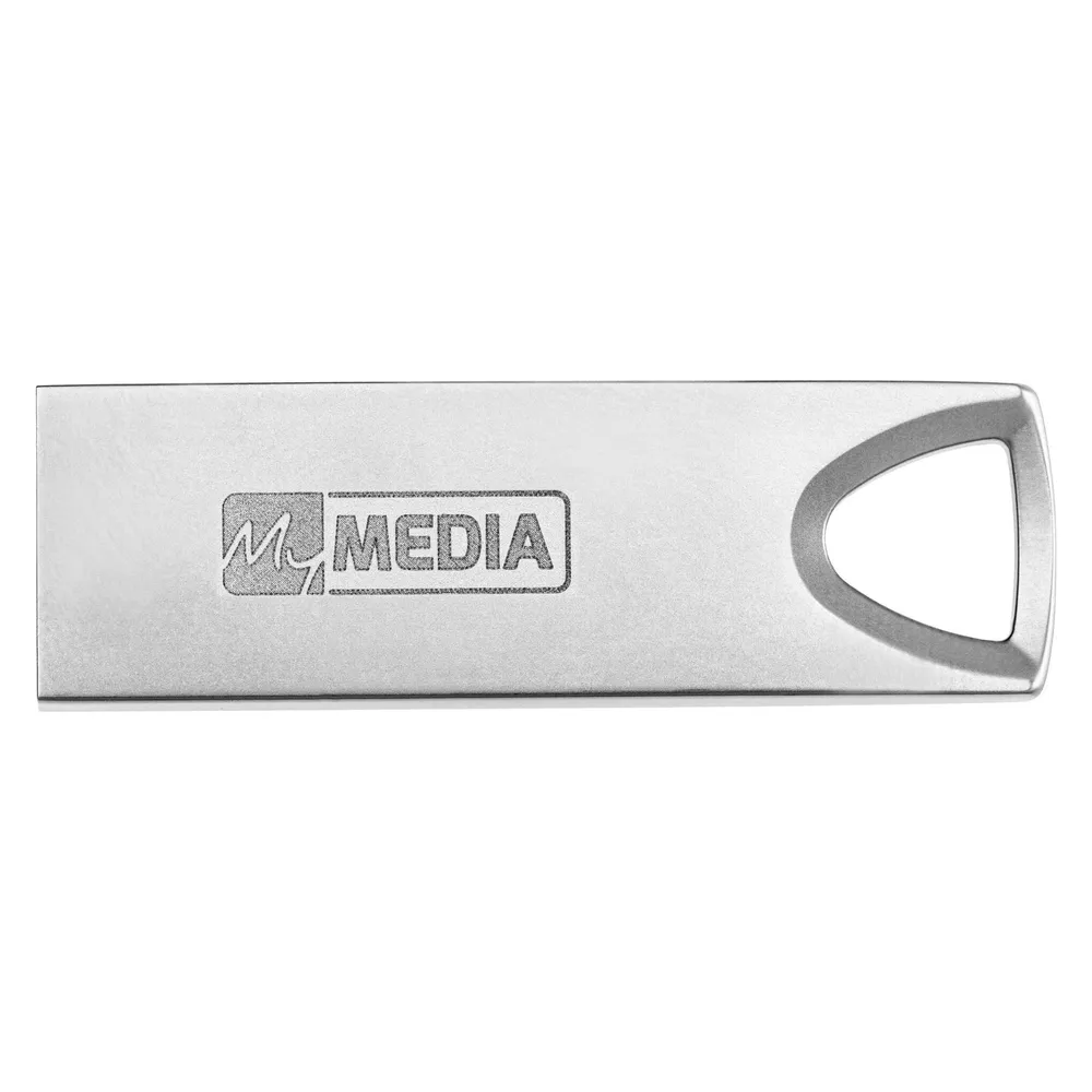 MyMedia USB 3.2 Stick 64GB, Typ-A, My Alu, silber