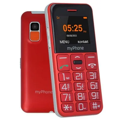 Handy myPhone Halo Easy 2G 4MB 1.7" Grau Rot
