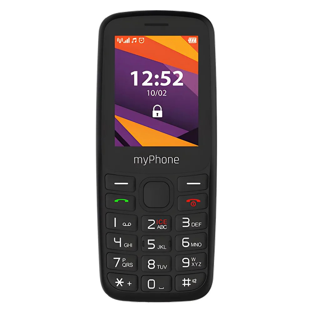 Handy myPhone 6410 LTE 4G 2.4" Schwarz 64MB 128MB