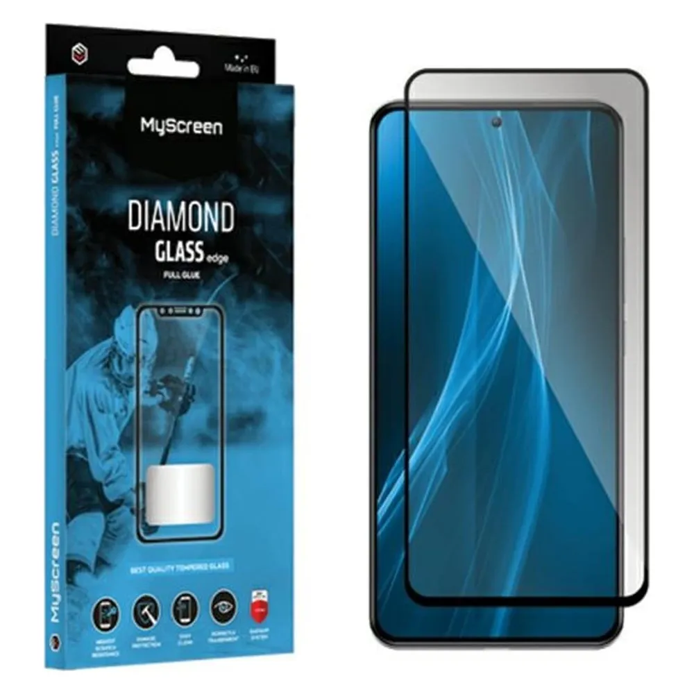 MyScreen Protector MS Diamond Glass Edge FG Xiaomi 13T/13T Pro czarny/black Full Glue