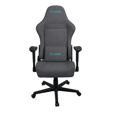 Nacon CH-380 Ergonomischer Gaming-Stuhl mit 2D-Armlehnen und Lendenkissen, Grau