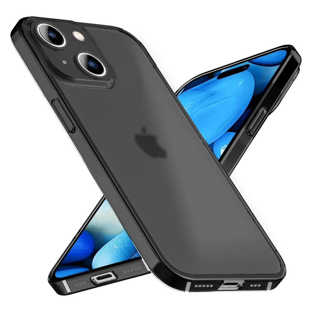 Nalia Halb-Klare Harte Hülle (Apple iPhone 15 Plus)