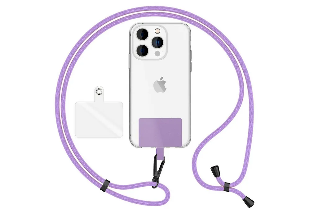 Nalia Handykette Universal Smartphone, Fashion Lanyard 160cm Verstellbar / Band für Handyhülle zum Umhängen