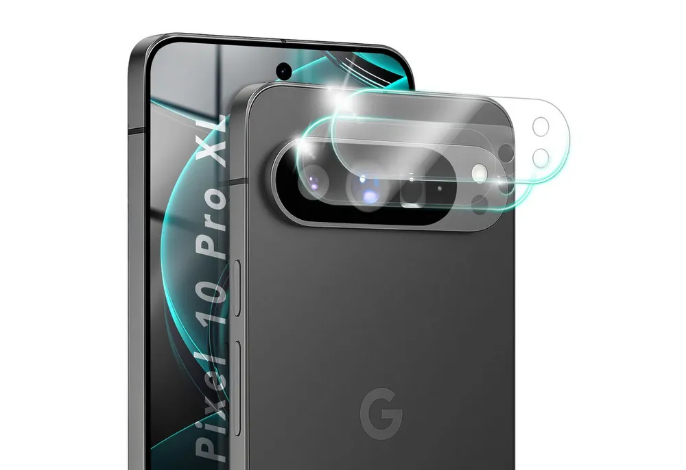 Nalia Schutzfolie Google Pixel 10 Pro XL, (Spar-Set, 2-St), Kamera Schutzglas 9H / Ultra Klar / Anti-Reflex / Fotoecht / für Hülle