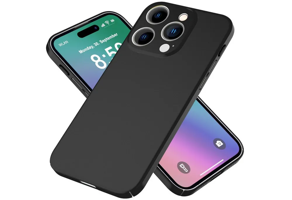 Nalia Smartphone-Hülle Apple iPhone 16 Pro 16 cm (6,3 Zoll), Ultra Dünne Hülle / Matt Hardcase / 0,5mm Slim-Fit / Anti-Fingerprint