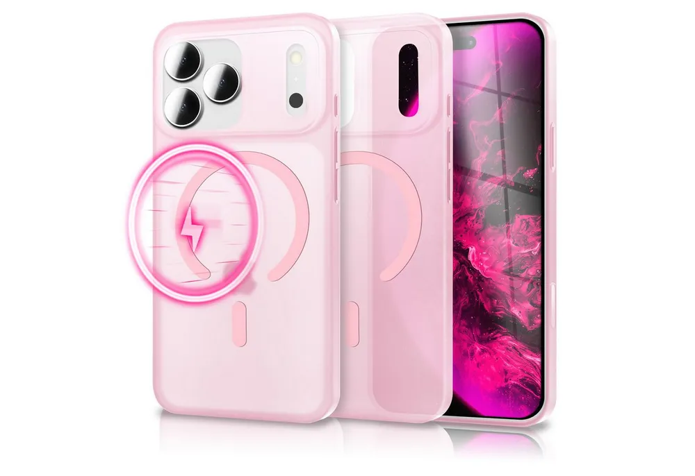 Nalia Smartphone-Hülle Apple iPhone 17 Pro Max 17,5 cm (6,9 Zoll), MagSafe Hülle / Extrem Dünn 0,3mm / Semi-Transparent / Fein Mattiert