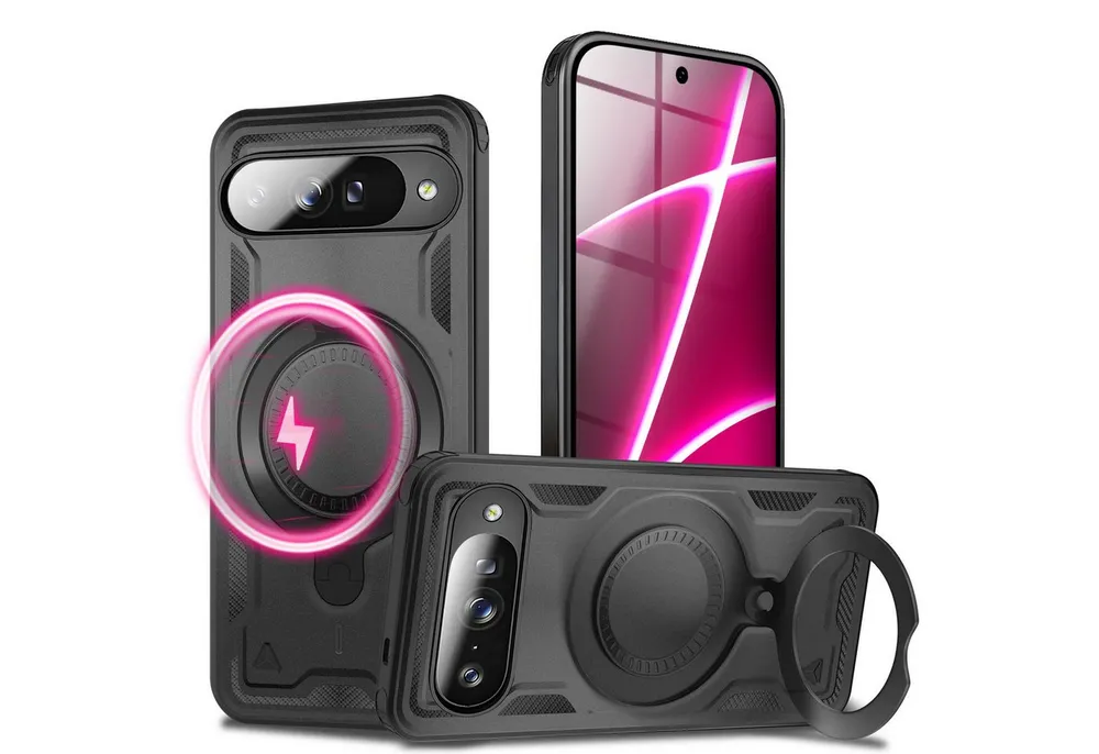 Nalia Smartphone-Hülle Google Pixel 10 16 cm (6,3 Zoll), Military Armor Case / MagSafe / Extrem Schutz / 360° Ring / Outdoor