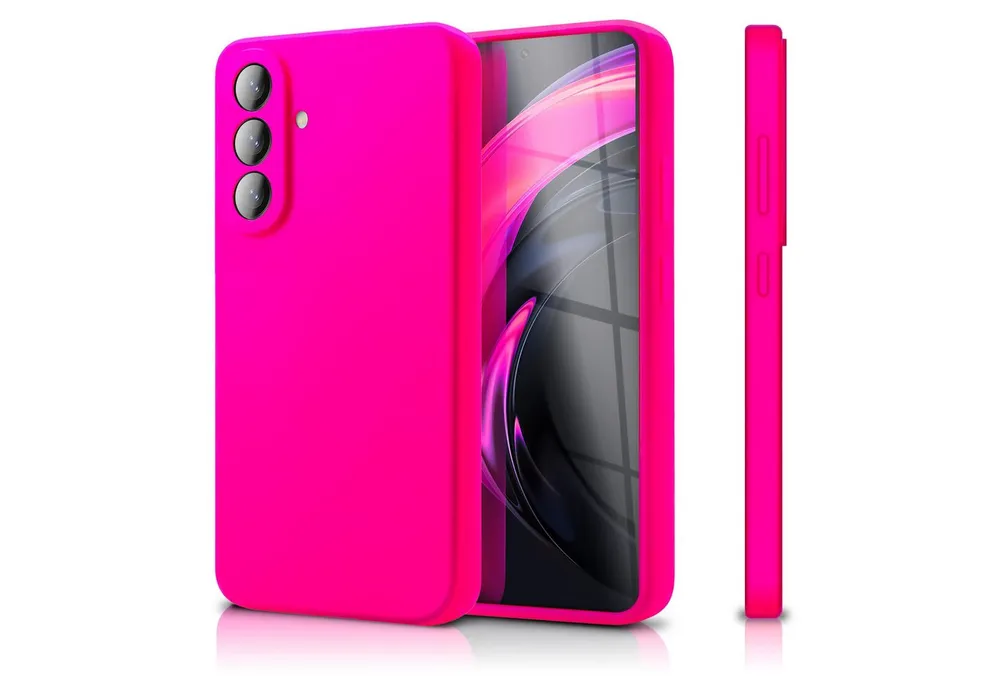 Nalia Smartphone-Hülle Samsung Galaxy A57, PHOENIX Case - Liquid Silikon, Mikrofaser & Kameraschutz