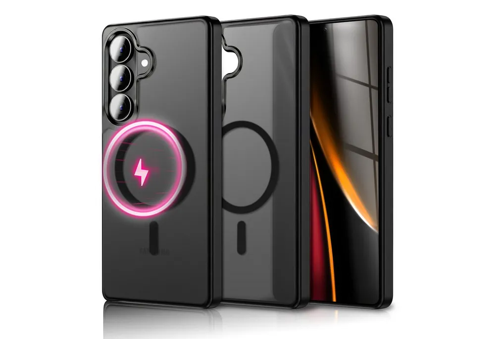 Nalia Smartphone-Hülle Samsung Galaxy S26 Plus 17 cm (6,7 Zoll), SLATE Case - MagSafe Magnetring, Smart-Cut Design & Seidenmatt