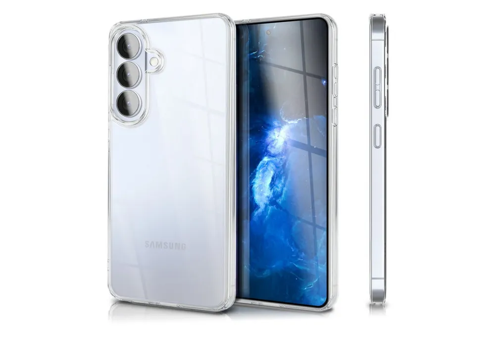 Nalia Smartphone-Hülle Samsung Galaxy S26 16 cm (6,3 Zoll), GLAZE Case - Kristallklare Transparenz, Glas-Optik & Anti-Gelb