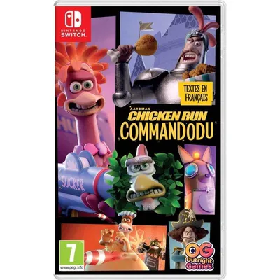 Videospiel BANDAI NAMCO Chicken Run Eggstraction Switch Multiplayer Puzzle