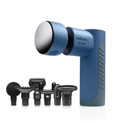 Shiatsu-Massagegerät Medisana MG 600 6 Köpfe 3 Stufen Schwarz Blau