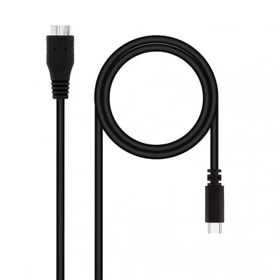 Nanocable USB-C auf Micro-USB 1m Schwarz