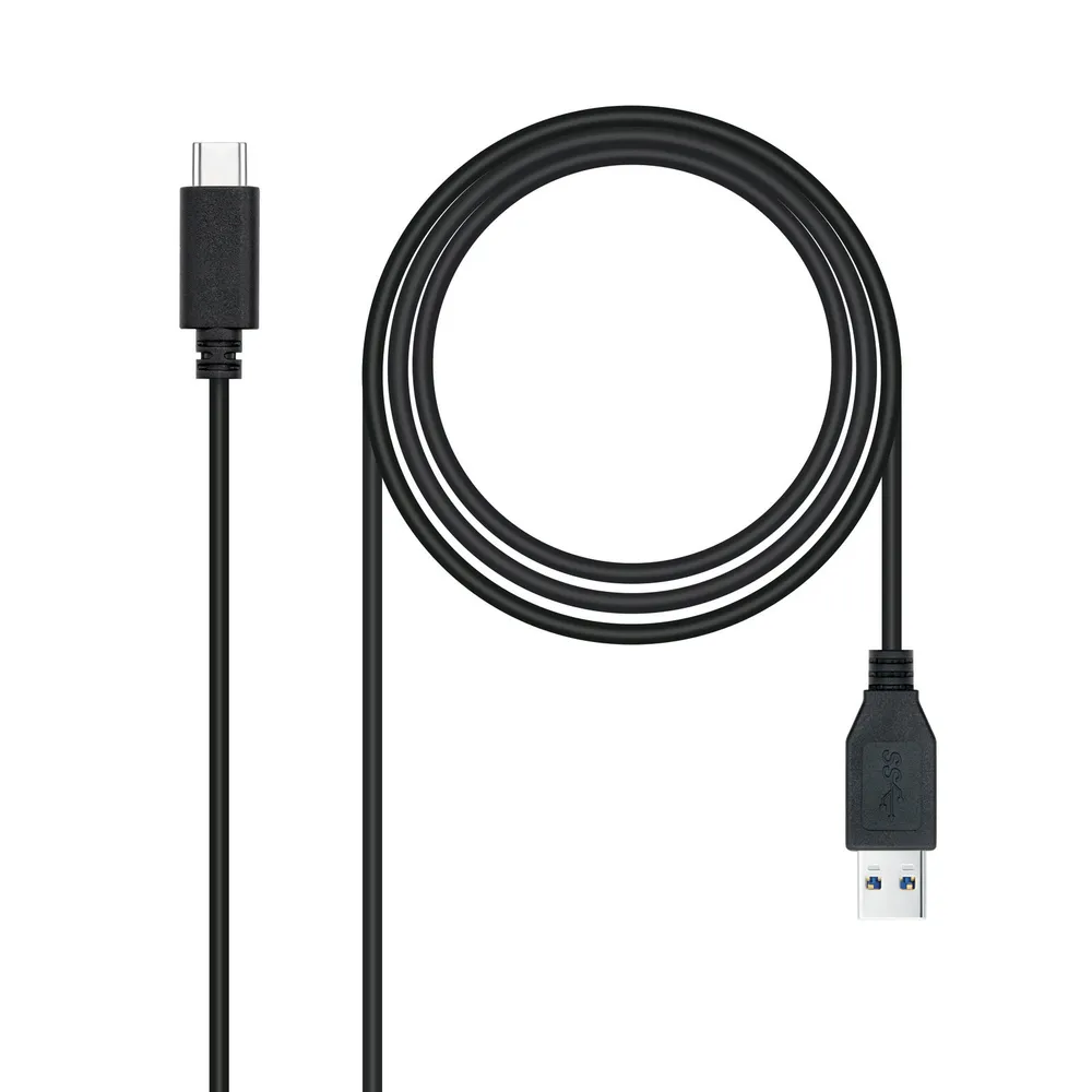 Nanocable USB 3.1 Gen2 auf USB-C Stecker/Stecker Kabel 0,5 m Schwarz