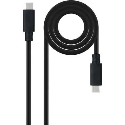 Nanocable USB-C 3.1 Gen2 Kabel 0,5 m Schwarz USB-C/M-USB-C/M 10Gbps 100W