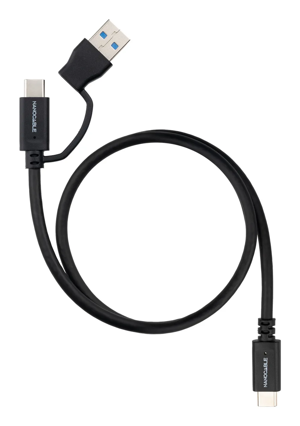 Kabel Nanocable 10.01.4803 3 m 60 W 10 Gbps USB-C USB-A 4K