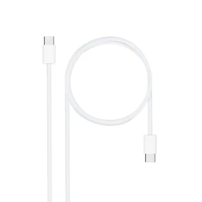 Nanocable 10.01.6002-CO USB 2.0 Typ-C Kabel 60W 480Mbps 2m Weiß