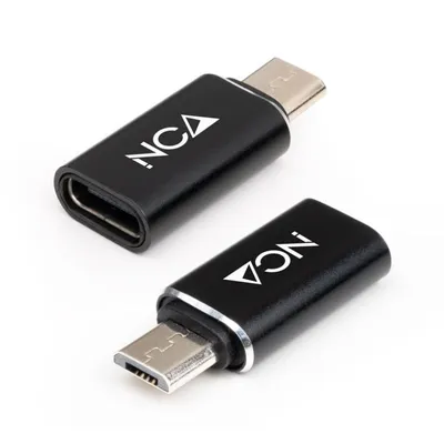 Nanocable Micro USB auf USB-C Adapter Schwarz